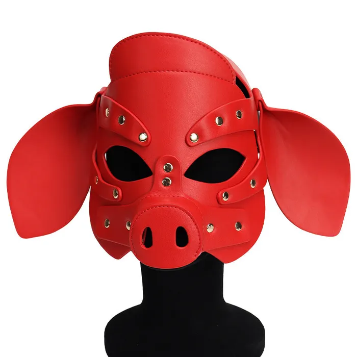 Cosplay Roleplay Pig Head Mask Party Role Play Sexy Toy Supplies Bdsm Fetish Adult Costume House of Dasein Couples