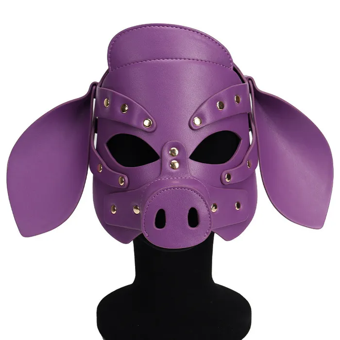Cosplay Roleplay Pig Head Mask Party Role Play Sexy Toy Supplies Bdsm Fetish Adult Costume House of Dasein Couples