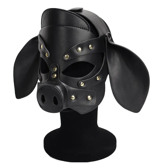 Cosplay Roleplay Pig Head Mask Party Role Play Sexy Toy Supplies Bdsm Fetish Adult Costume House of Dasein Couples