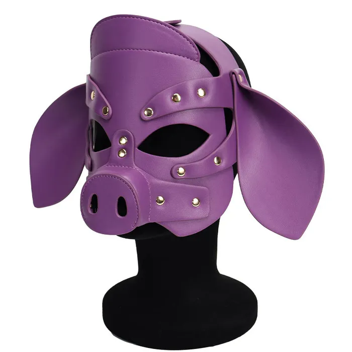 Cosplay Roleplay Pig Head Mask Party Role Play Sexy Toy Supplies Bdsm Fetish Adult Costume House of Dasein Couples
