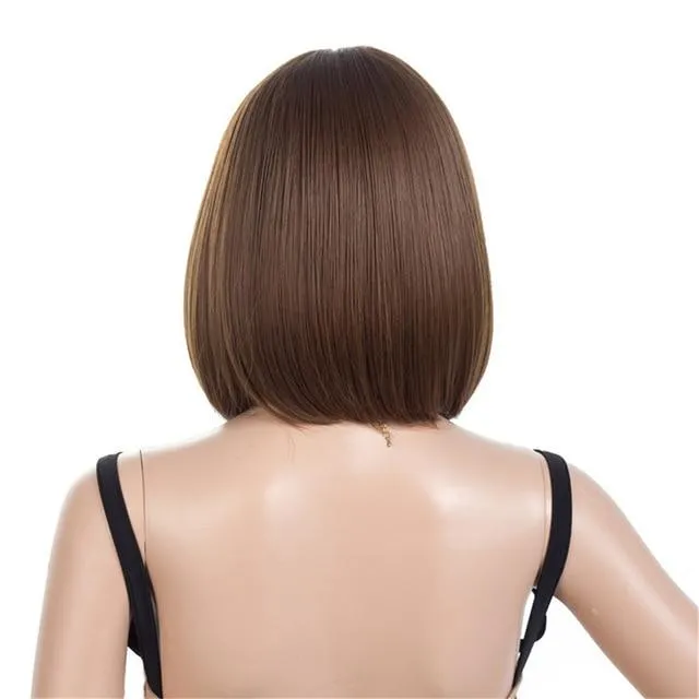 Dildos CHASTITY CAGE CO 12 Inches Short Bob Wig with Bangs