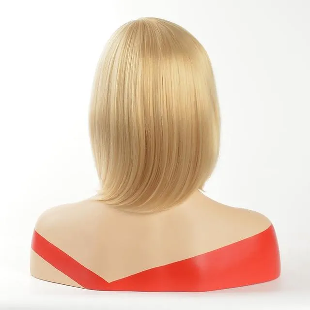 Dildos CHASTITY CAGE CO 12 Inches Short Bob Wig with Bangs