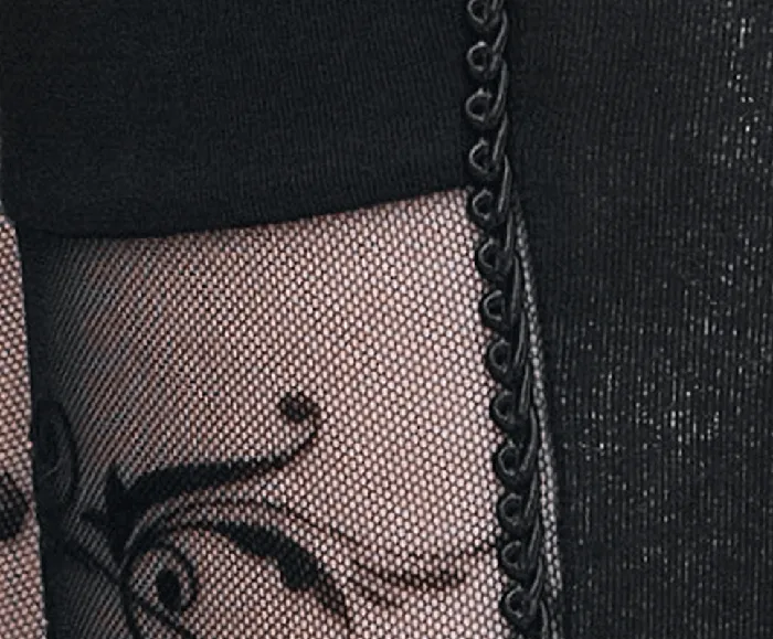 Baroque Pattern Leggings for Women Gothic Elegance EVEs SECRETS Anal
