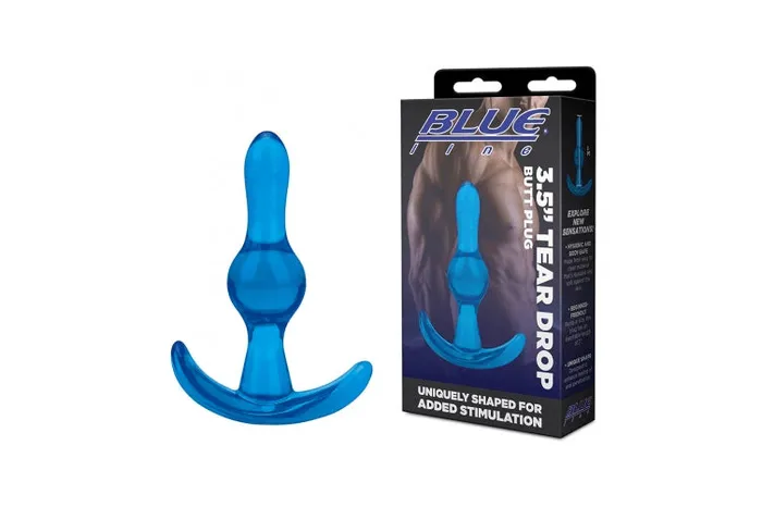 BLUELINE Anal BLUE LINE TEAR DROP PLUG