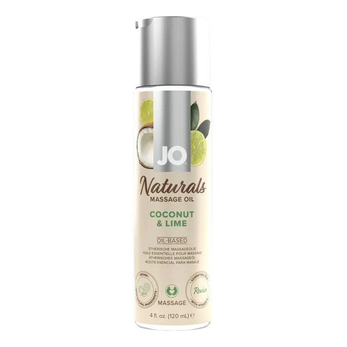 Couples SYSTEM JO SYSTEM JO NATURALS MASSAGE OIL COCONUT AND LIME