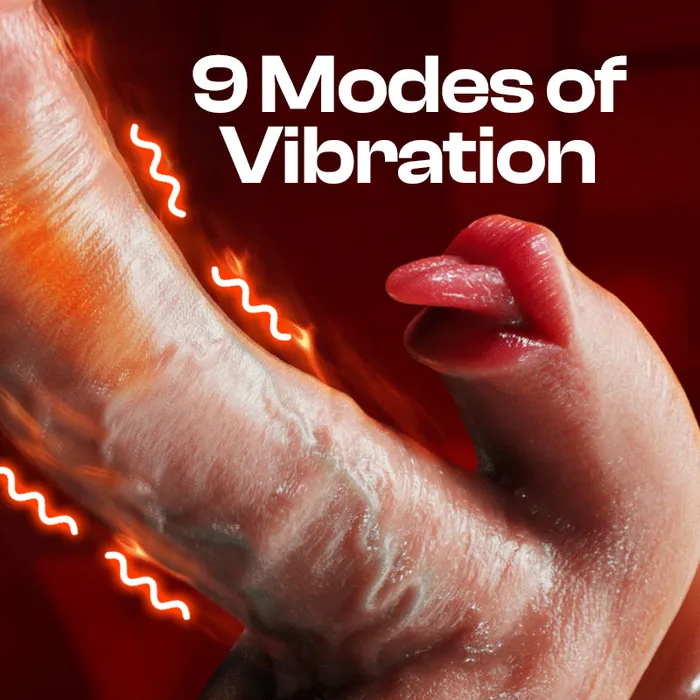 FRISKY BUSINESS SG Vibrators Sensual Glide Wireless Thrusting Vibrating Dildo