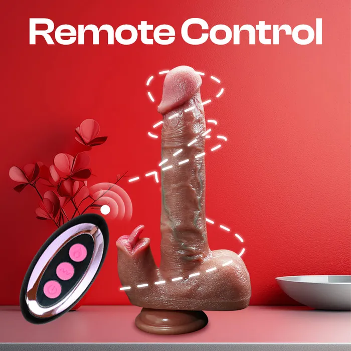 FRISKY BUSINESS SG Vibrators Sensual Glide Wireless Thrusting Vibrating Dildo