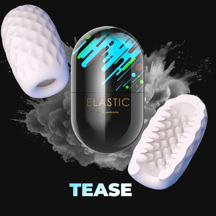 Squeeze n Tease Capsule Manual Masturbator FRISKY BUSINESS SG Male Sex Toys