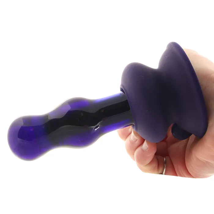 Anal Pipedream Icicles No83 Vibrating Glass Plug in Purple Anal Pipedream Icicles No83 Vibrating Glass Plug in Purple