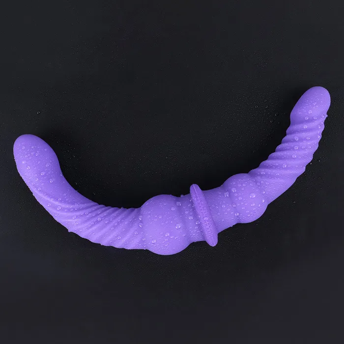 Modi Dildos H48 Threaded Double Penetration Liquid Silicone DoubleEnded Dildo 17 Inch
