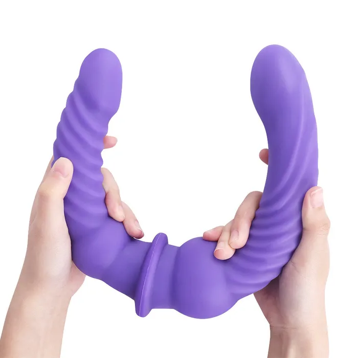 Modi Dildos H48 Threaded Double Penetration Liquid Silicone DoubleEnded Dildo 17 Inch