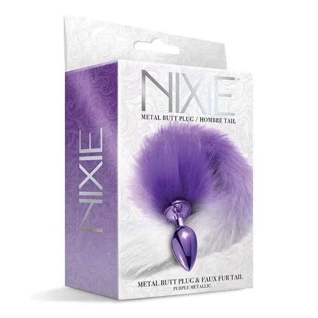 NIXIE Male Sex Toys Nixie Metal Butt Plug with Faux Fur Tail
