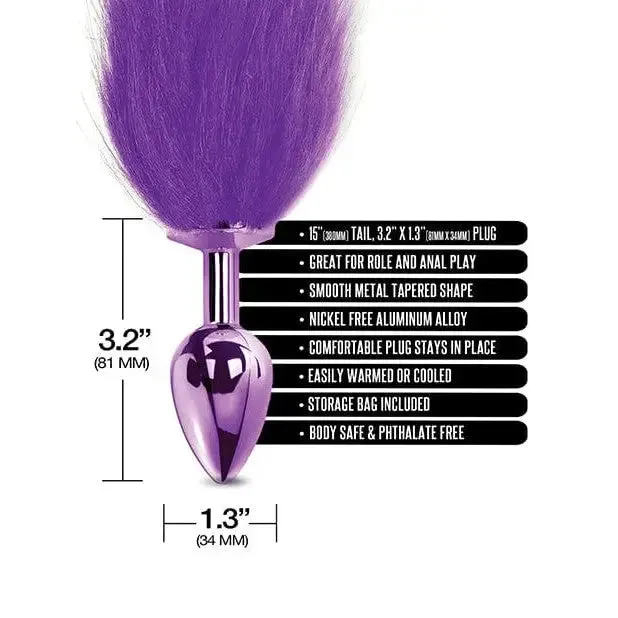 NIXIE Male Sex Toys Nixie Metal Butt Plug with Faux Fur Tail