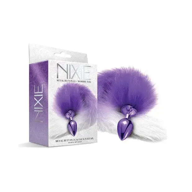 NIXIE Male Sex Toys Nixie Metal Butt Plug with Faux Fur Tail