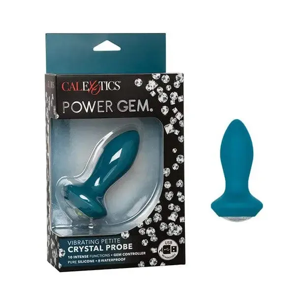 Power Gem Vibrating Petite Crystal Probe CalExotics Male Sex Toys Power Gem Vibrating Petite Crystal Probe CalExotics Male Sex Toys