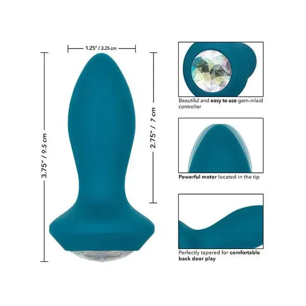 Power Gem Vibrating Petite Crystal Probe CalExotics Male Sex Toys Power Gem Vibrating Petite Crystal Probe CalExotics Male Sex Toys