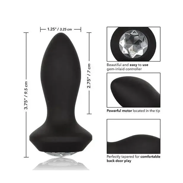 Power Gem Vibrating Petite Crystal Probe CalExotics Male Sex Toys Power Gem Vibrating Petite Crystal Probe CalExotics Male Sex Toys