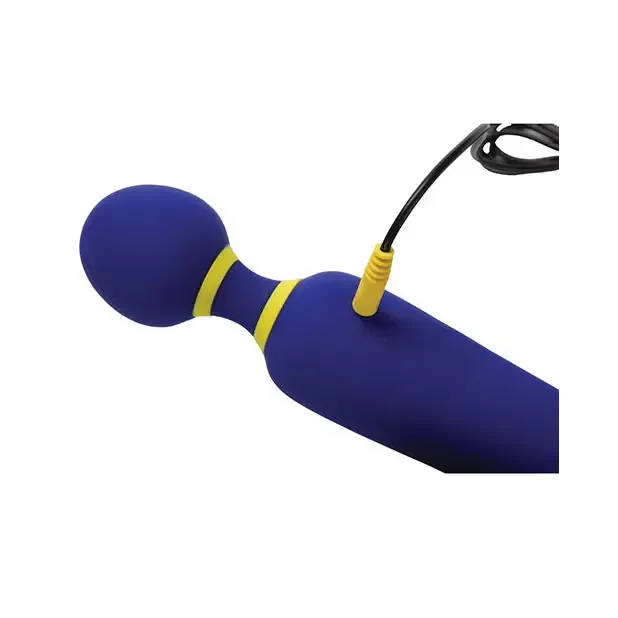 ROMP Vibrators ROMP Flip Blue Rechargeable Silicone Wand Massager ROMP Vibrators ROMP Flip Blue Rechargeable Silicone Wand Massager