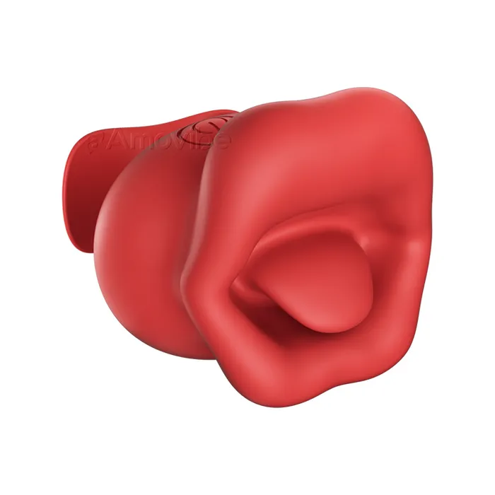 Amovibe Female Sex Toys Finger Grip Vibrator with 10 Kissing Vibrating