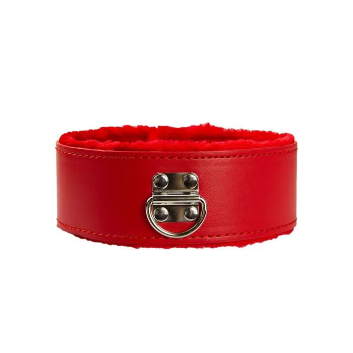 Couples LOVE IN LEATHER Love In Leather 9 Piece Bondage Kit Red