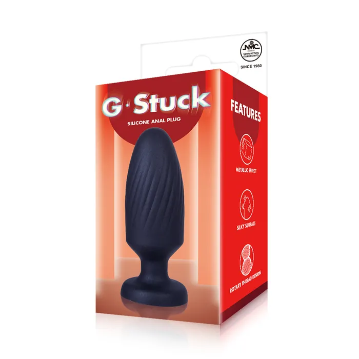 Excellent Power Anal Excellent Power GStuck Silicone Butt Plug 4 Inch Black