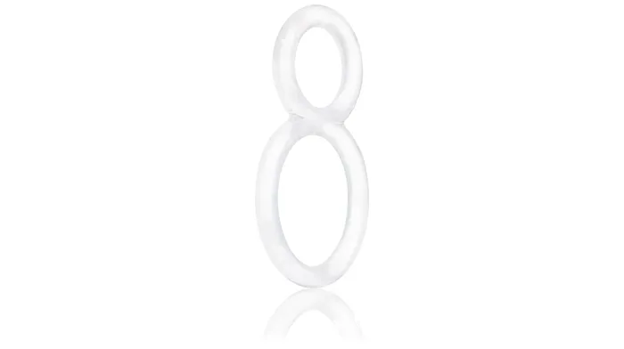 Screaming O Dildos Ofinity Double Erection Ring Clear by ScreamingO