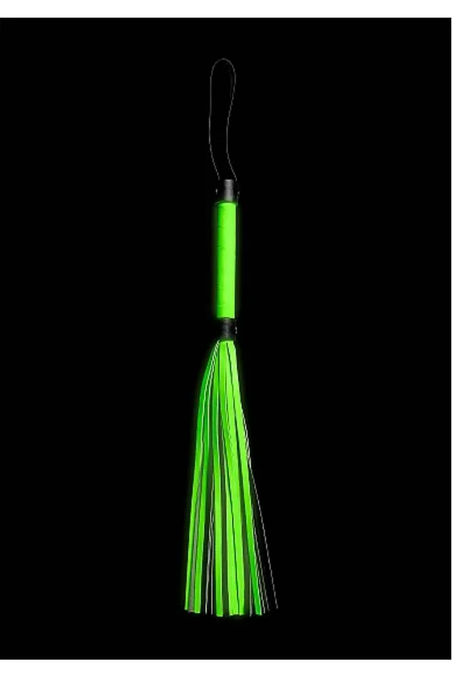 Shots Toys Dildos Ouch by Shots Toys Glow Flogger Glow in the Dark