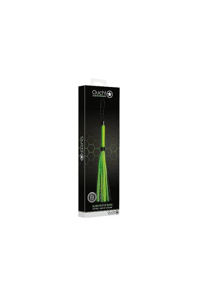 Shots Toys Dildos Ouch by Shots Toys Glow Flogger Glow in the Dark