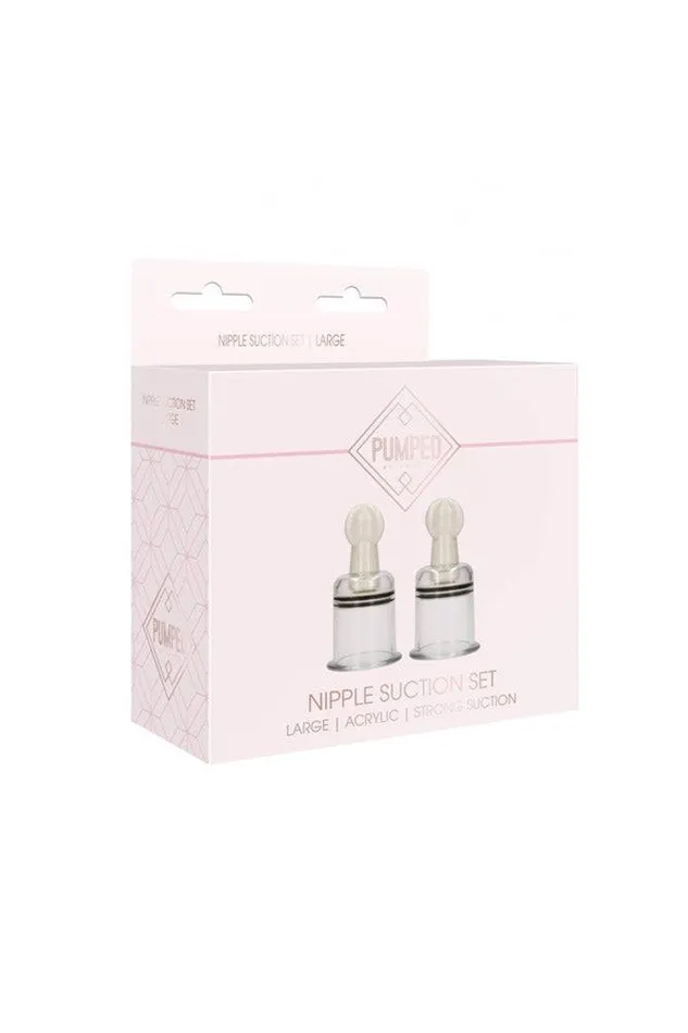 Shots Toys Dildos Shots Toys Pumped Nipple Suction Set Assorted Sizes