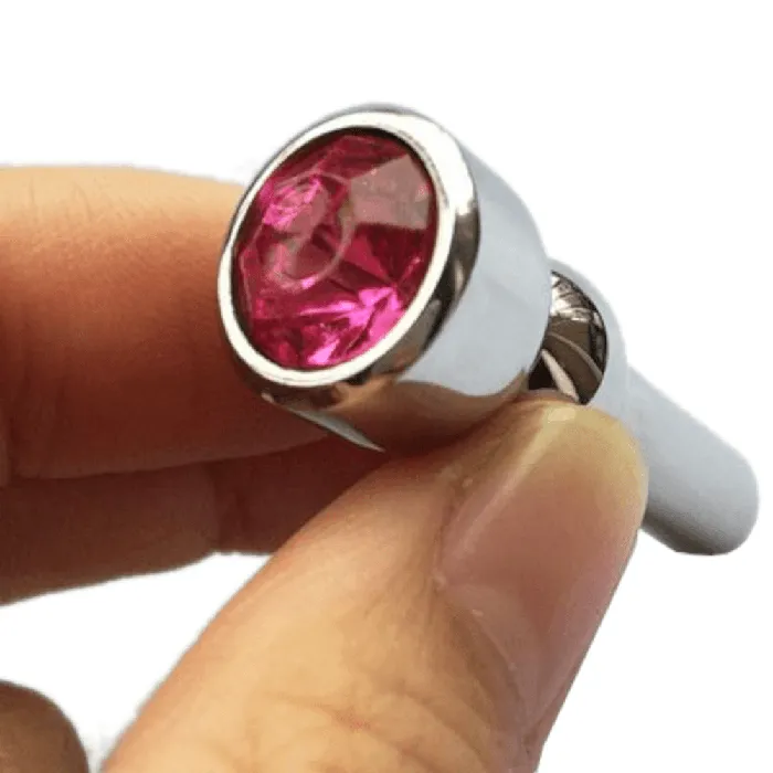 Lovegasm Male Sex Toys Short Penis Jewelled Plug
