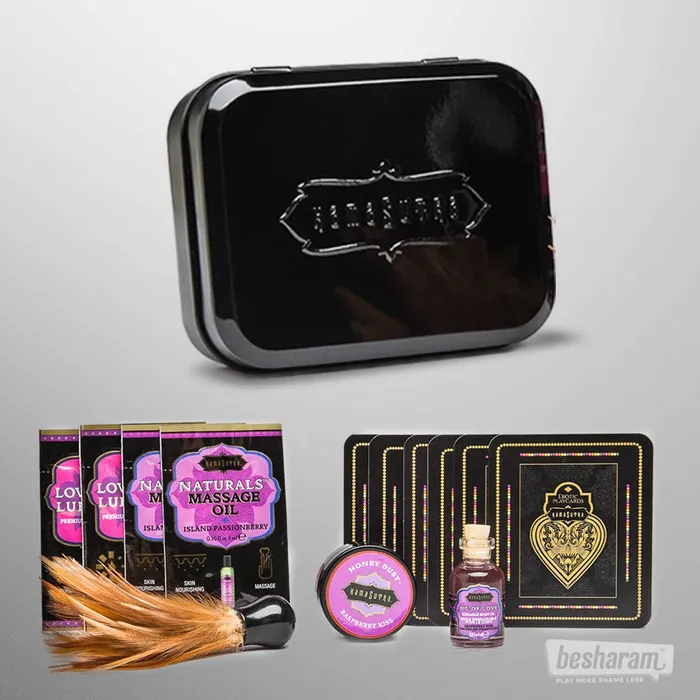Vibrators Kama Sutra Kama Sutra The Weekender Kit Raspberry Kiss